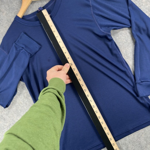 Vintage Patagonia Capilene Shirt Mens Large Blue Long Sleeve Base Layer USA 90s - Picture 5 of 16